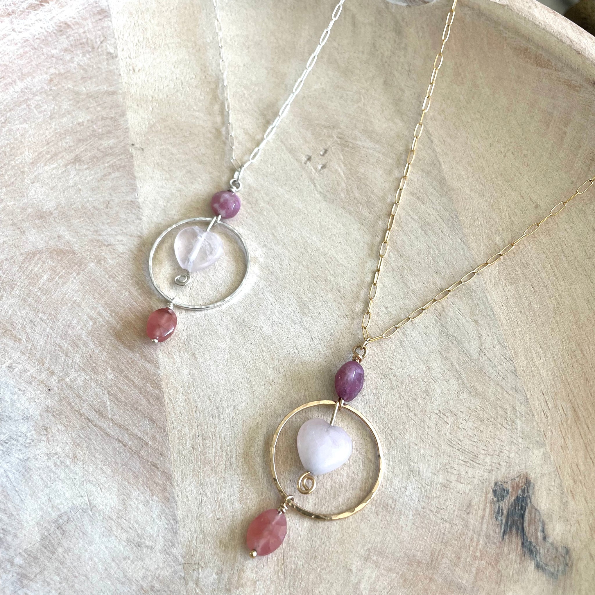 Trinity Heart loving Necklace