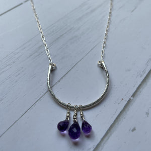 Amethyst Intuition Amulet Necklace