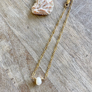 Pearl Drop Necklace, Earrings, and Bracelet Set